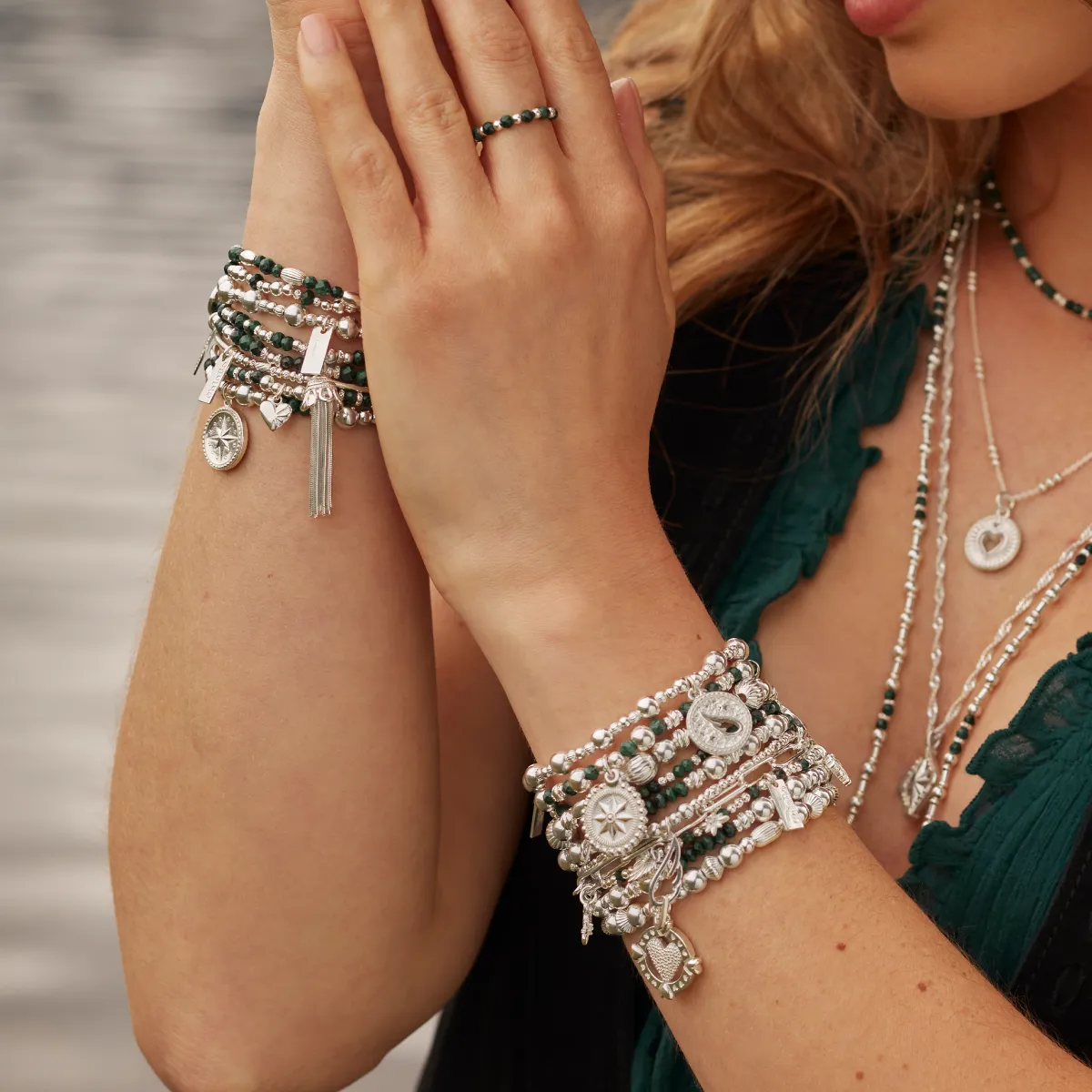 ChloBo Wandering Free Sterling Silver Link Chain Divine Journey Bracelet