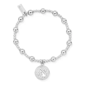 ChloBo Wandering Free Sterling Silver Wing of Protection Bracelet