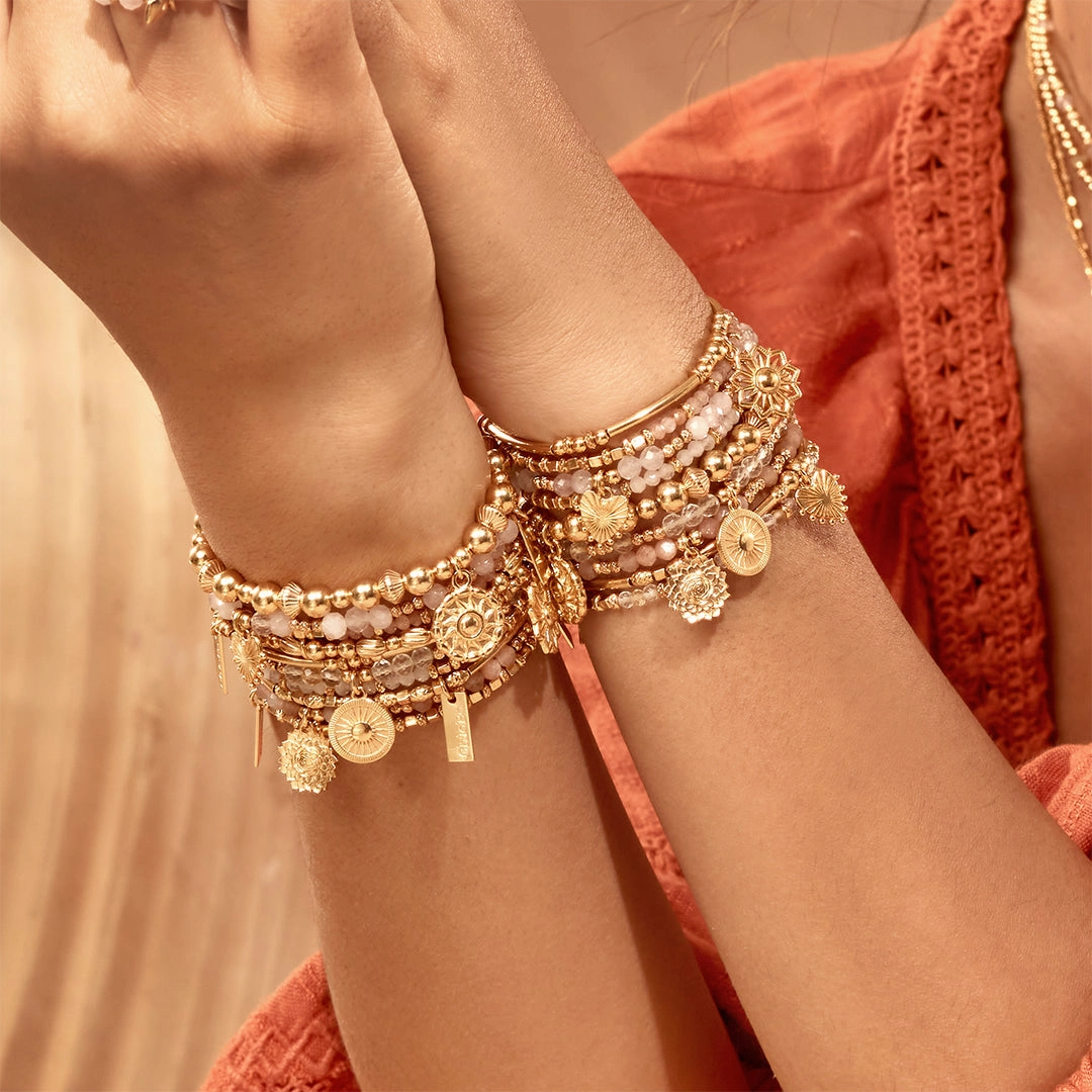 ChloBo Sterling Silver Gold Plated Joyful Energy Bracelet