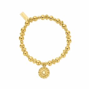 ChloBo Sterling Silver Gold Plated Joyful Energy Bracelet