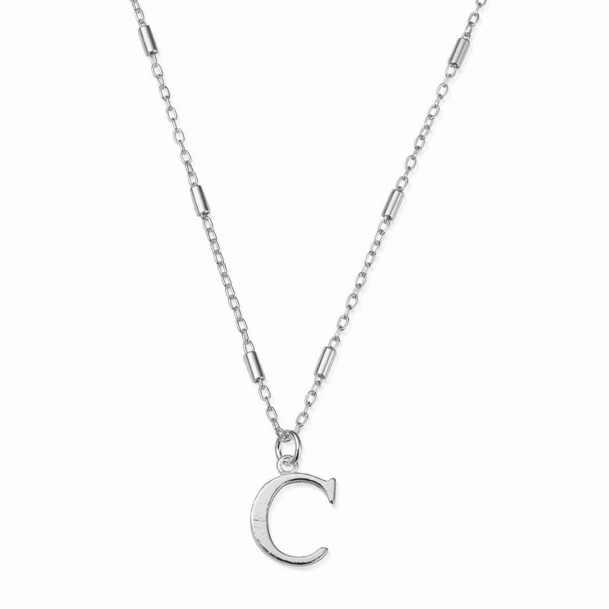 ChloBo Sterling Silver Initial Necklace C