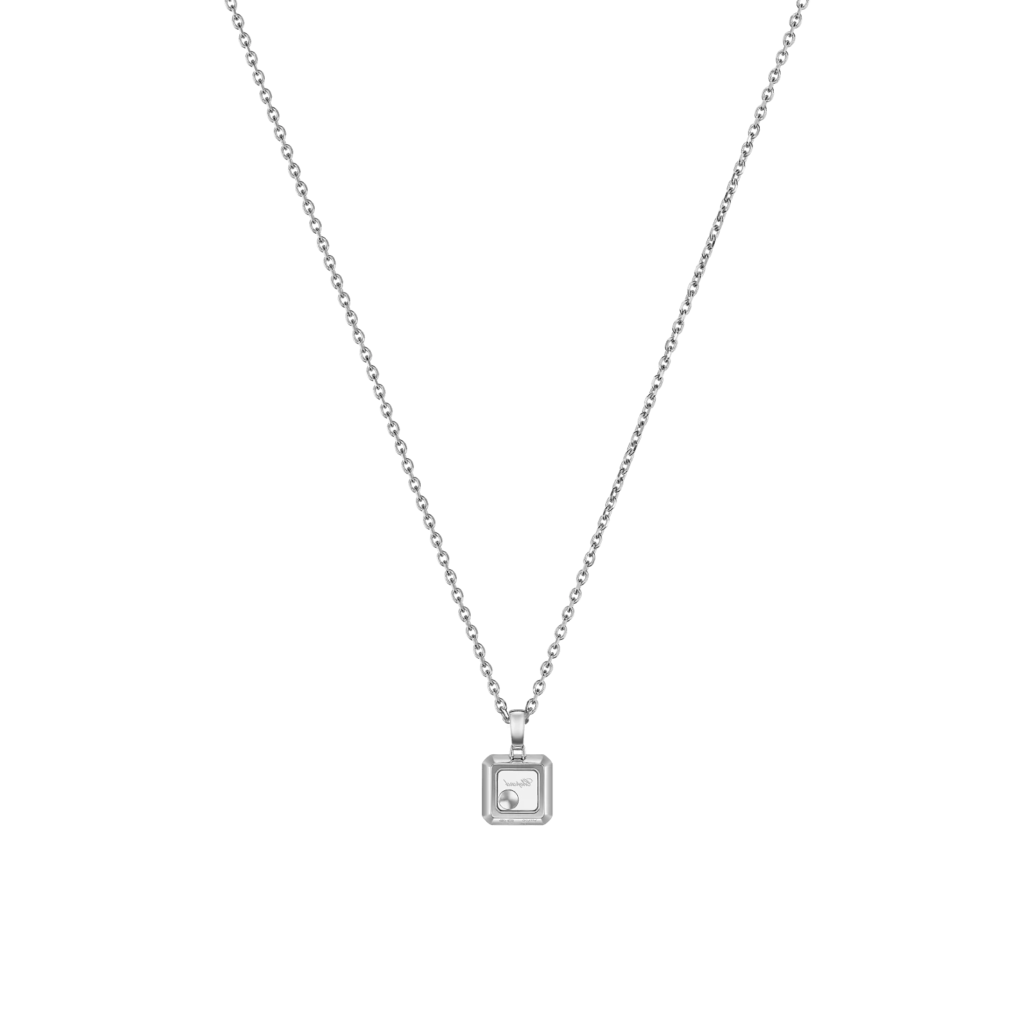 Chopard Happy Diamonds 18ct White Gold 0.19ct Diamond Necklace