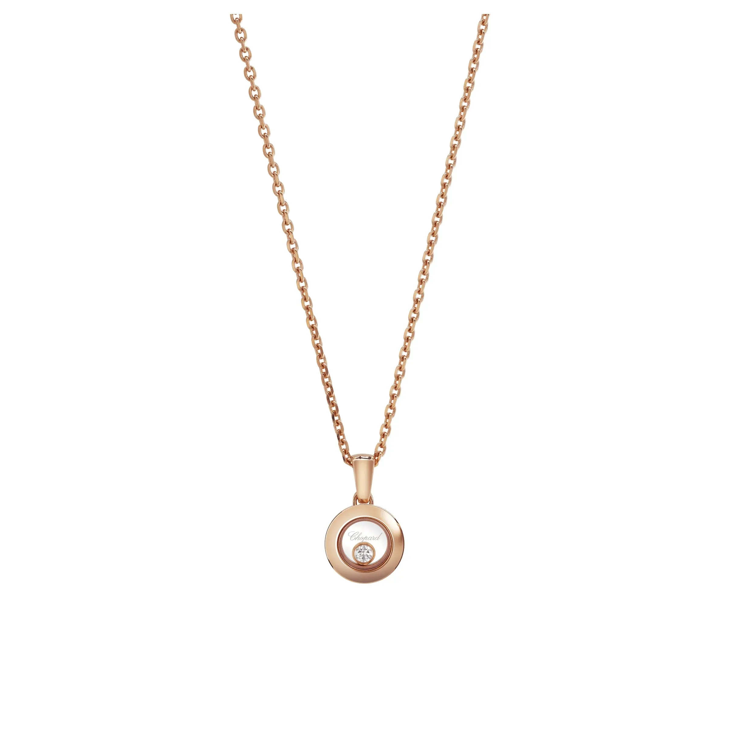 Chopard Happy Diamonds Icons 18ct Rose Gold 0.05ct Diamond Pendant