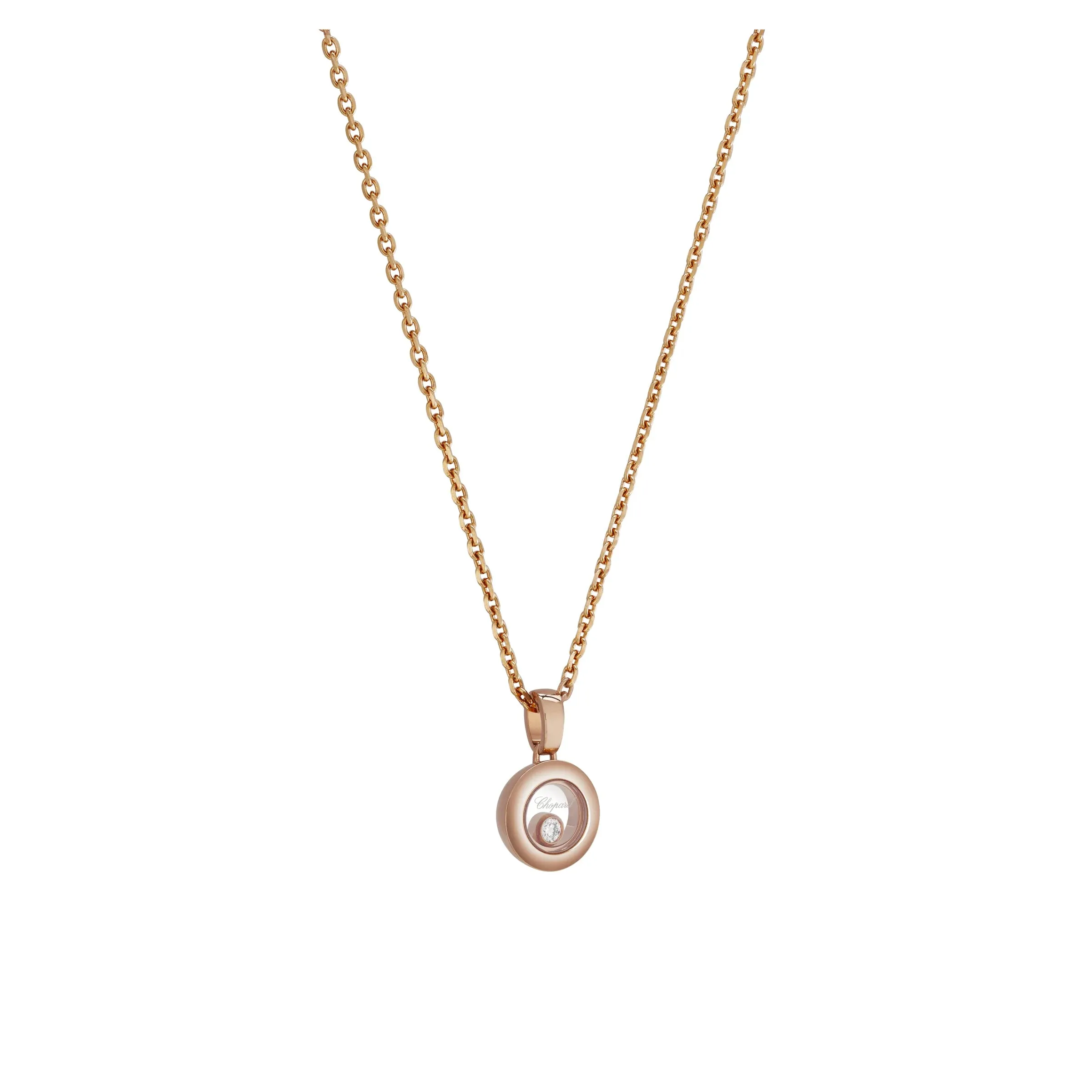Chopard Happy Diamonds Icons 18ct Rose Gold 0.05ct Diamond Pendant