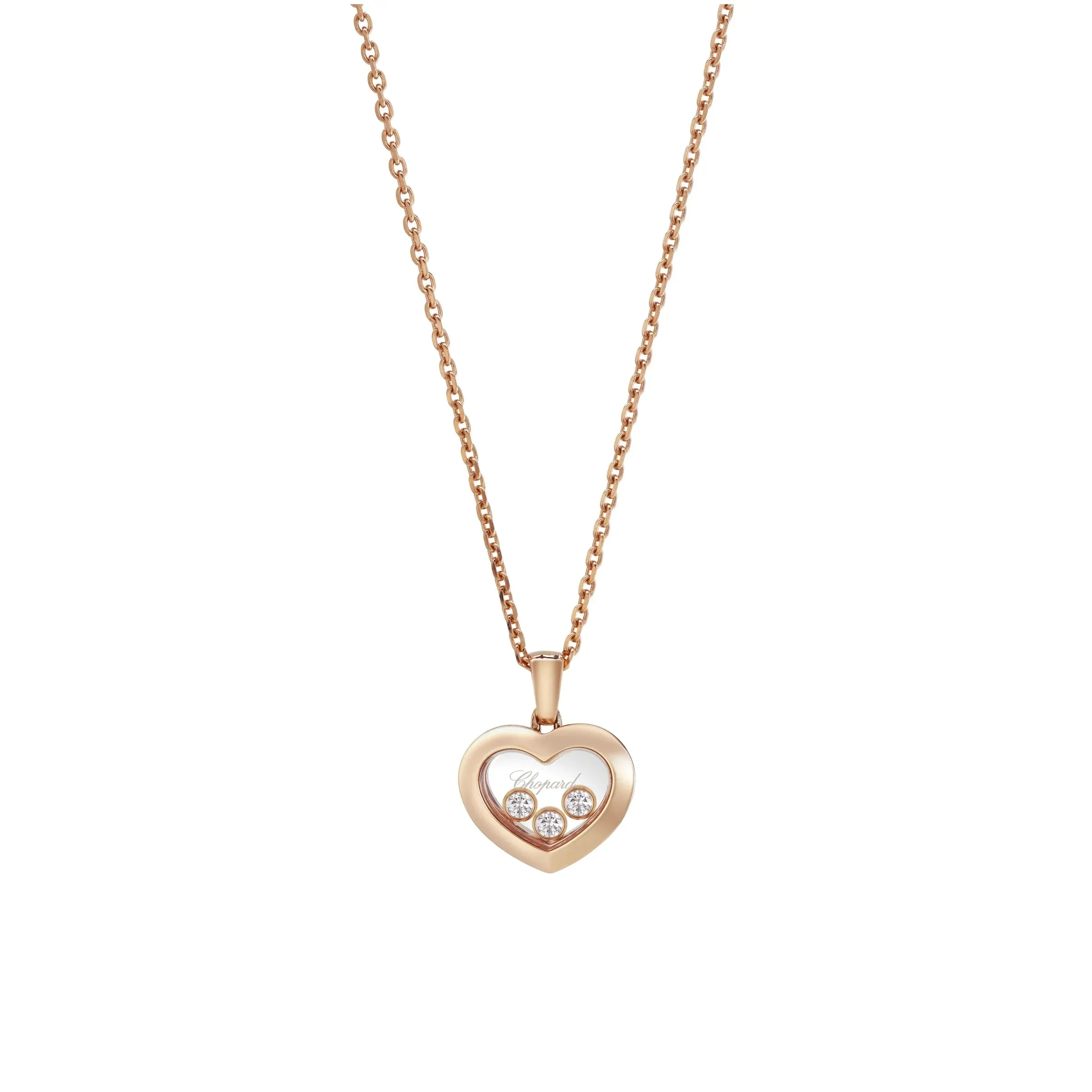 Chopard Happy Diamonds Icons 18ct Rose Gold 0.15ct Diamond Pendant
