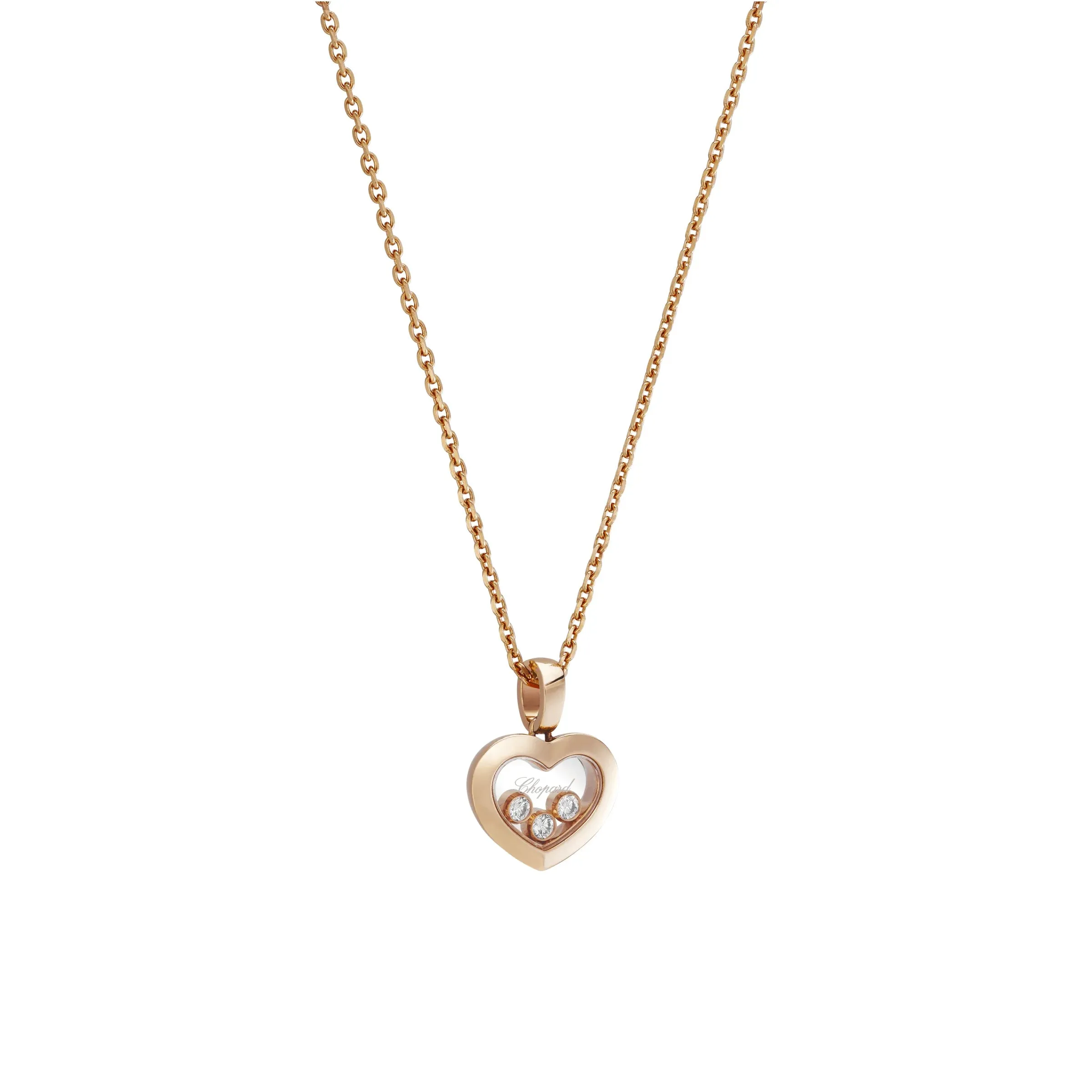 Chopard Happy Diamonds Icons 18ct Rose Gold 0.15ct Diamond Pendant