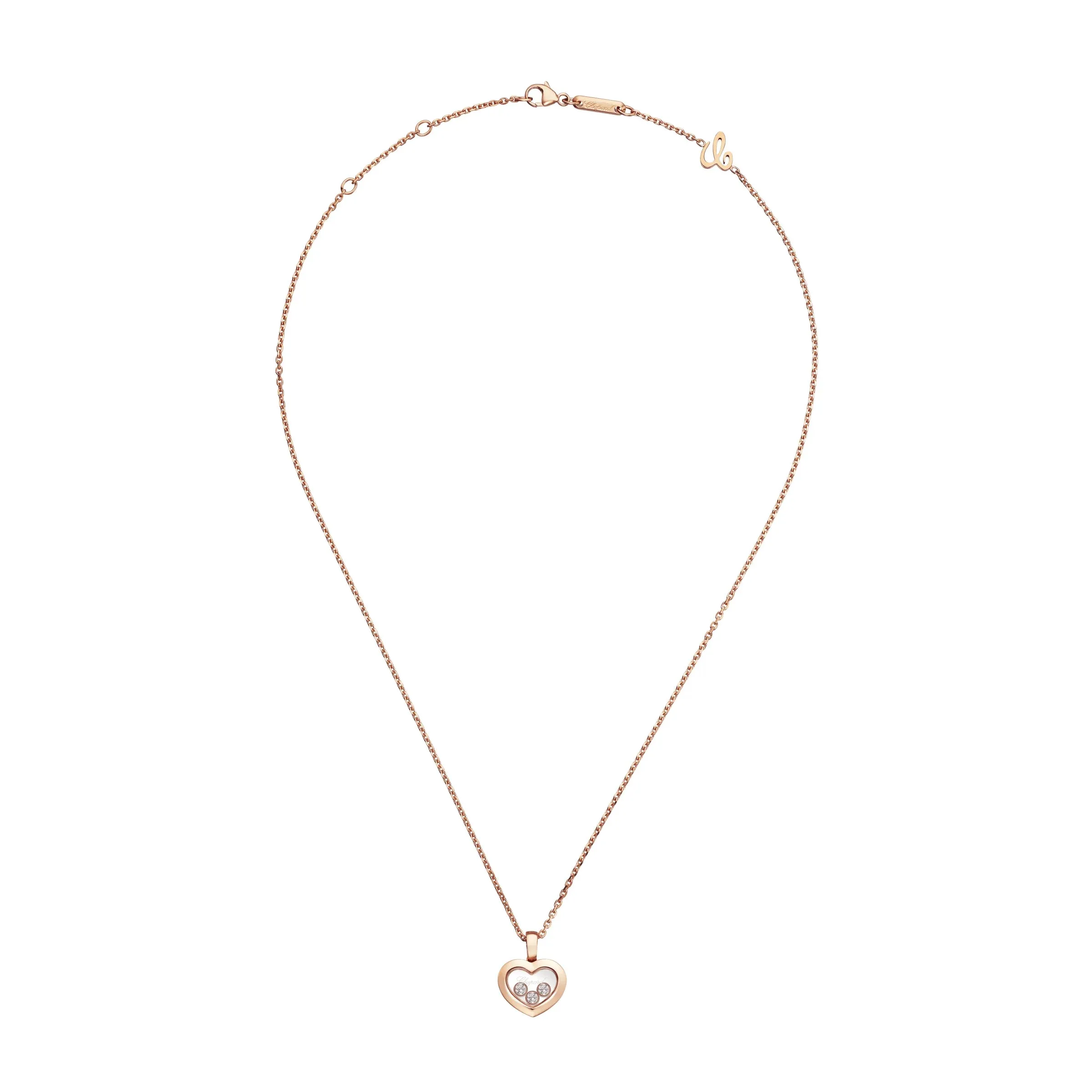 Chopard Happy Diamonds Icons 18ct Rose Gold 0.15ct Diamond Pendant