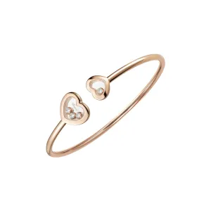 Chopard Happy Diamonds Icons 18ct Rose Gold Heart Bangle