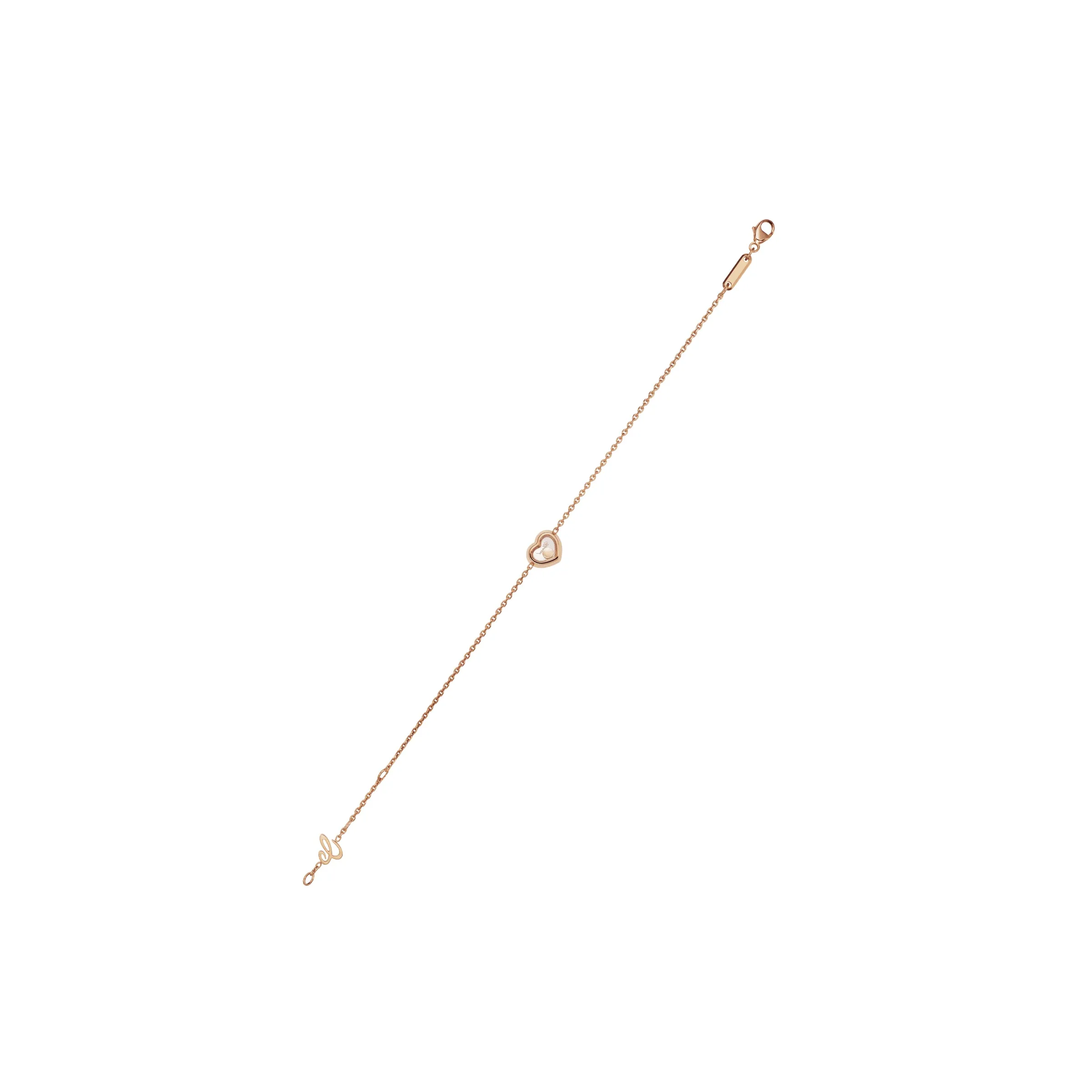 Chopard Happy Diamonds Icons 18ct Rose Gold Heart Bracelet