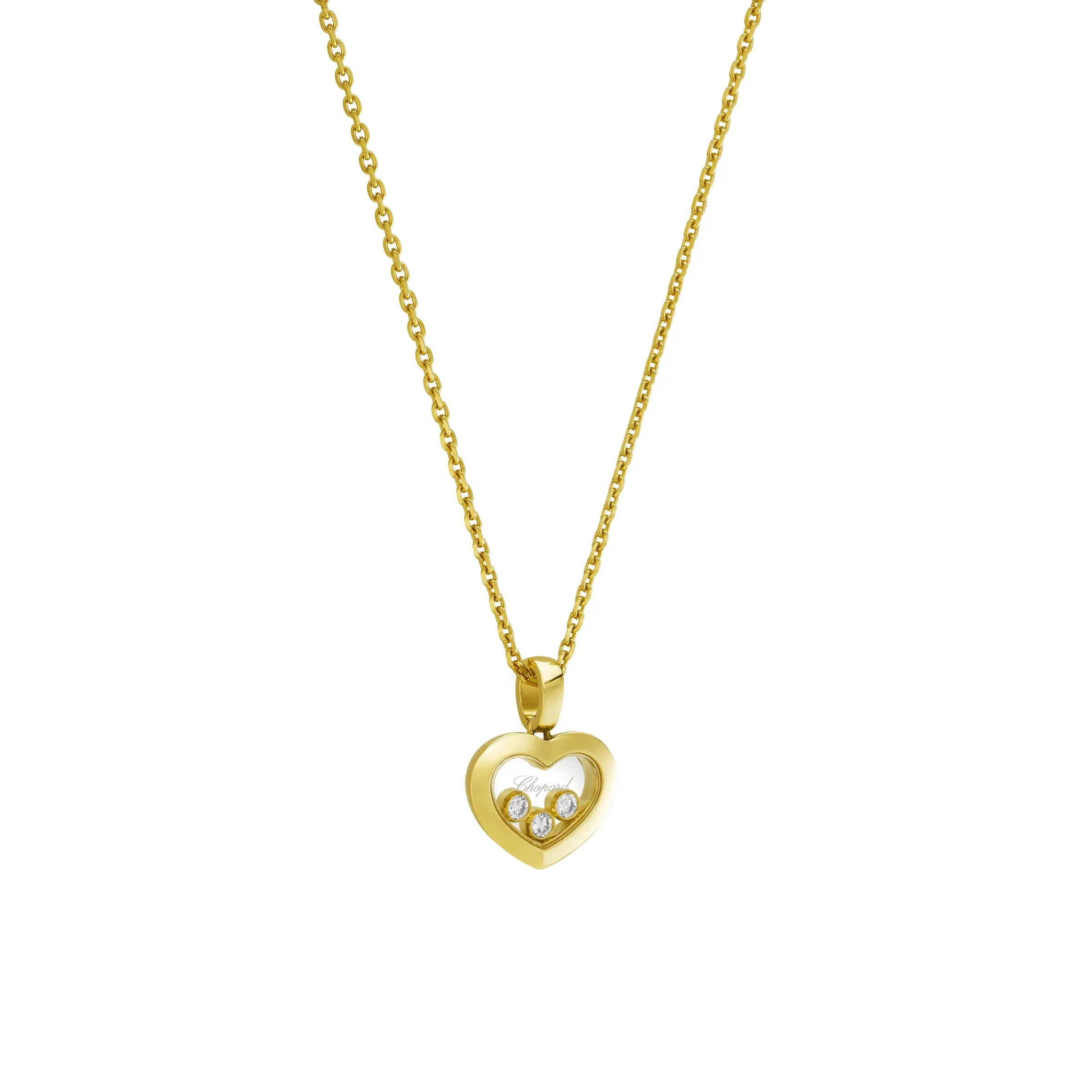 Chopard Happy Diamonds Icons 18ct Yellow Gold 0.15ct Diamond Pendant