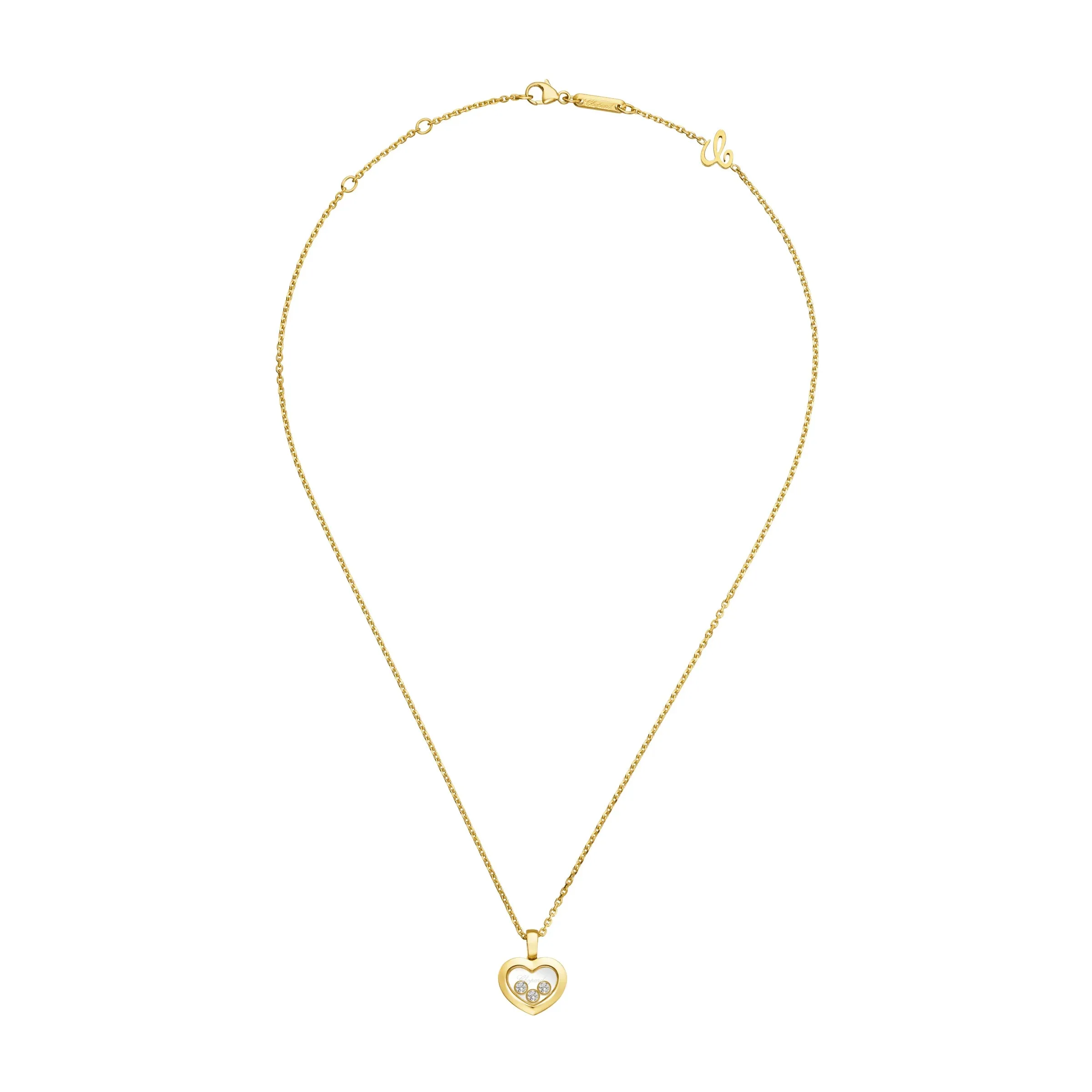 Chopard Happy Diamonds Icons 18ct Yellow Gold 0.15ct Diamond Pendant