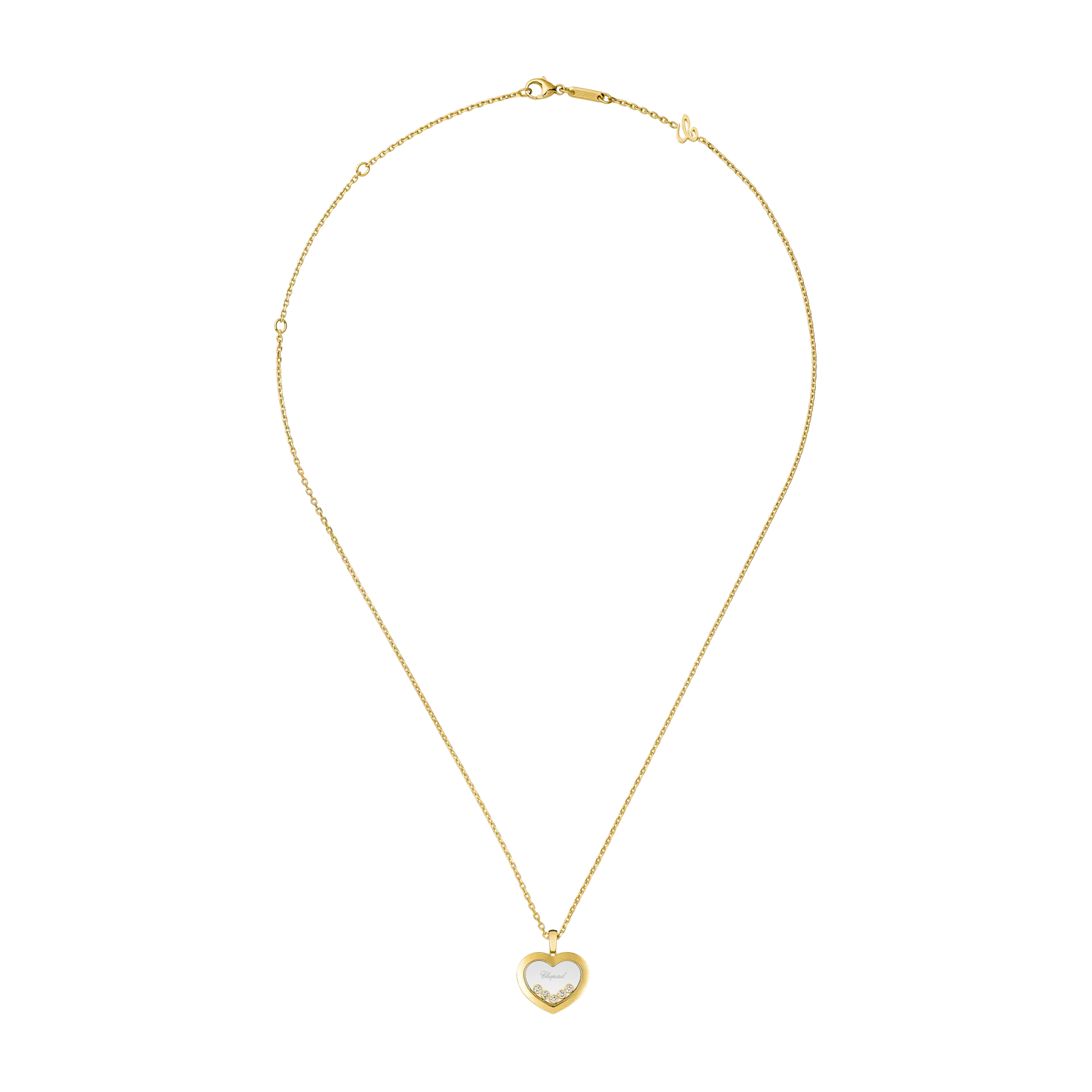 Chopard Happy Diamonds Icons 18ct Yellow Gold 0.25ct Diamond Heart Pendant