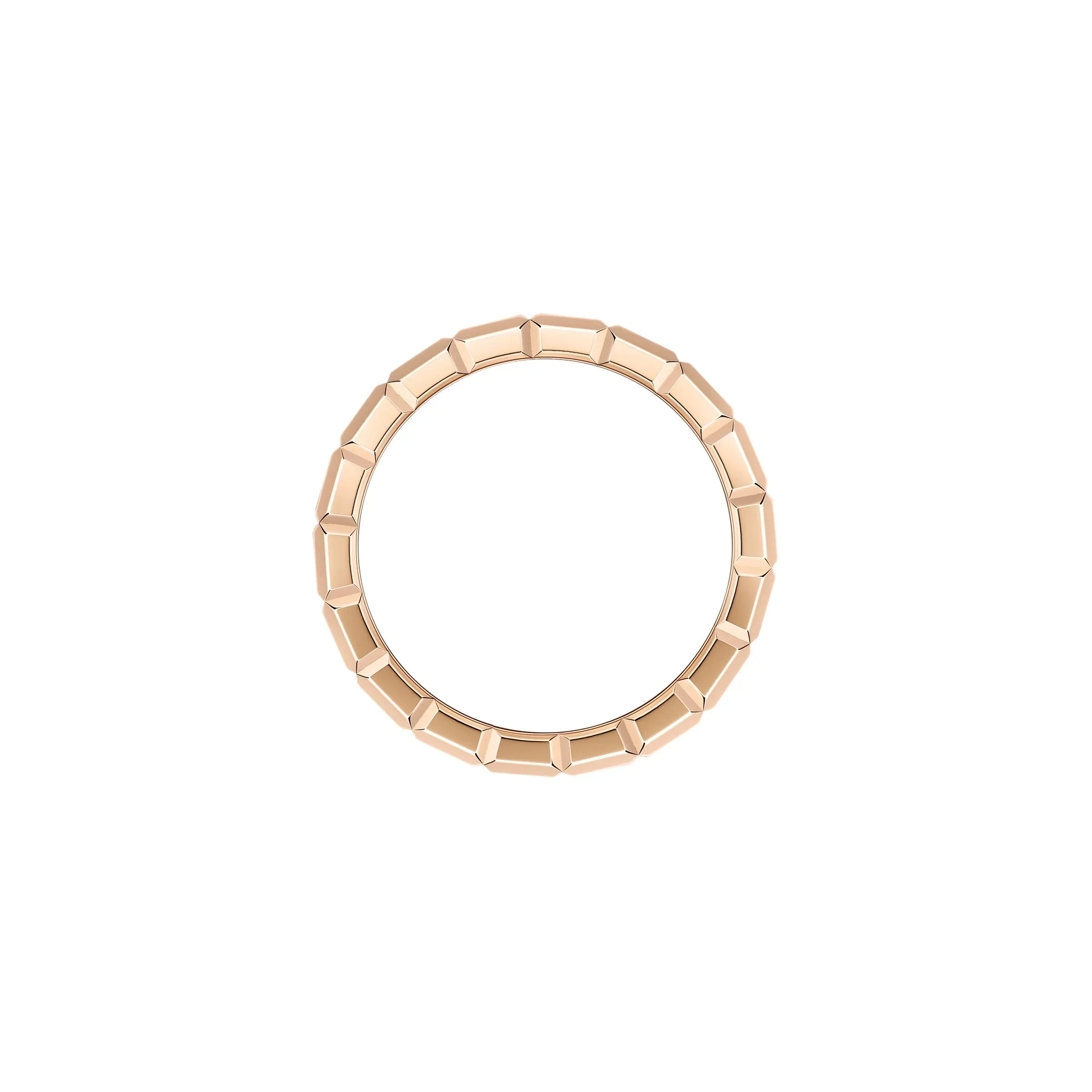 Chopard Ice Cube 18ct Rose Gold Double Wide Ring