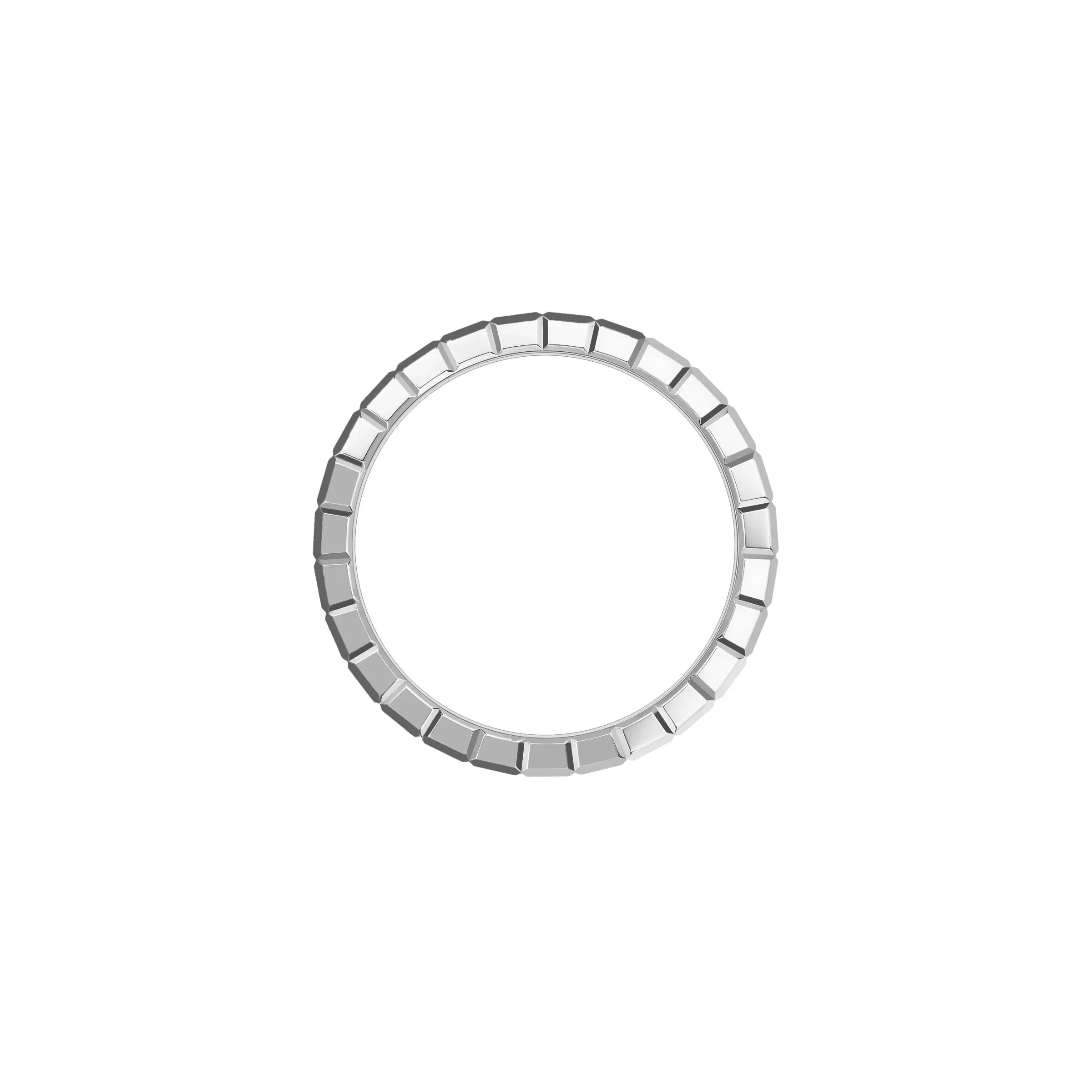Chopard Ice Cube 18ct White Gold Diamond Double Medium Ring
