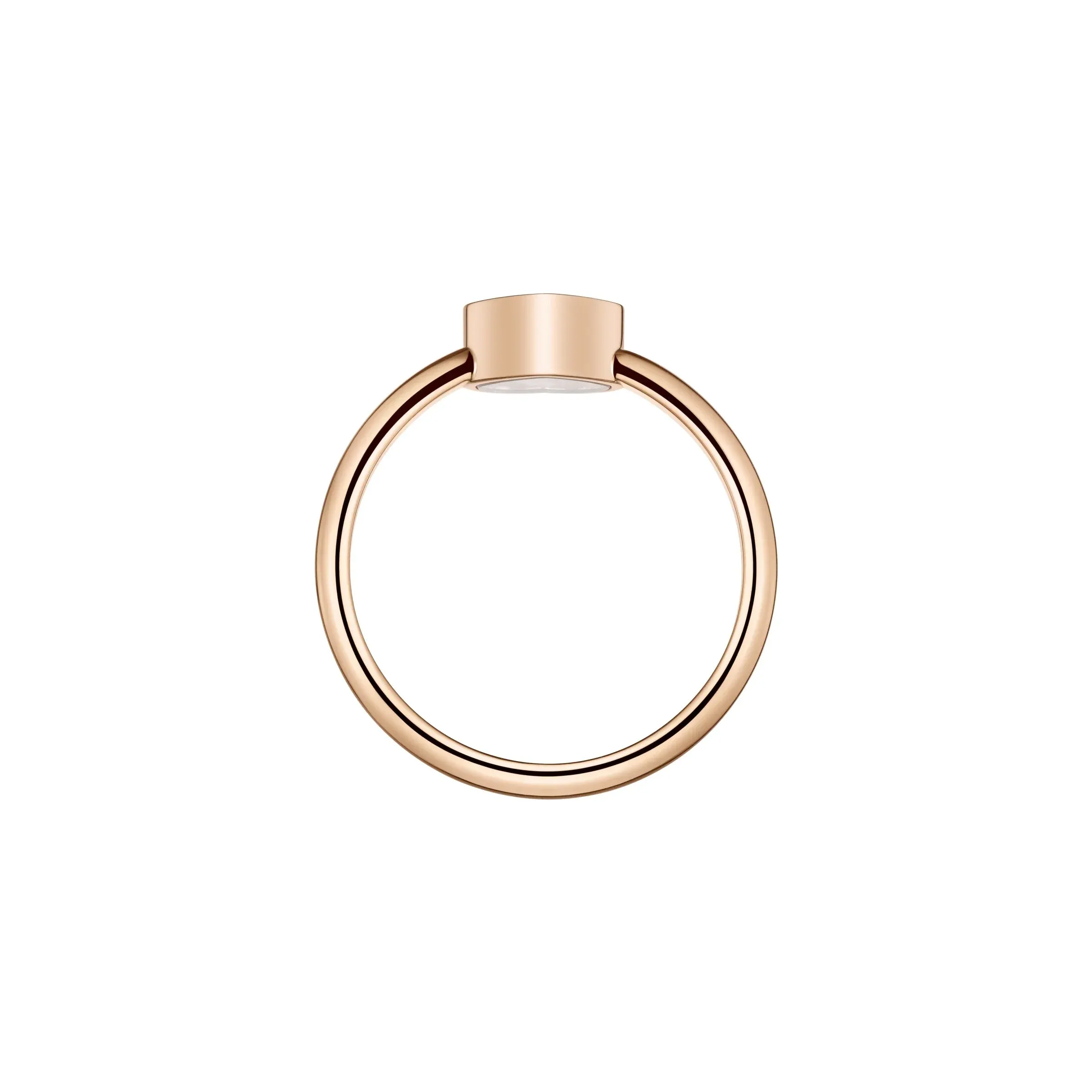 Chopard My Happy Hearts 18ct Rose Gold 0.05ct Diamond Ring