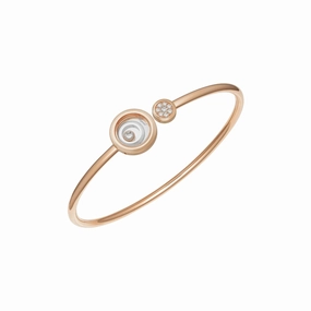 Chopard Happy Spirit 18ct Rose Gold 0.18ct Diamond Bangle
