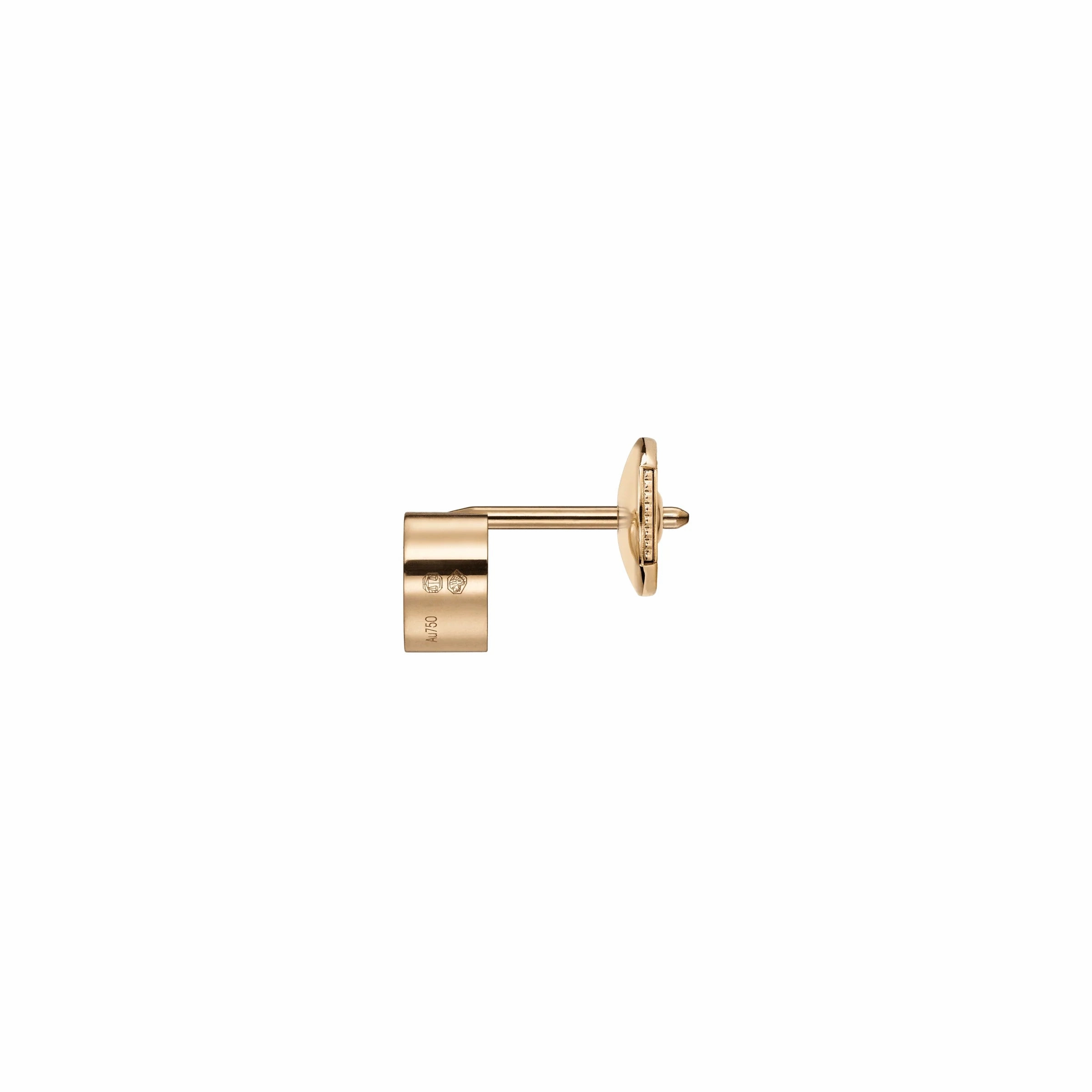 Chopard My Happy Hearts 18ct Rose Gold Diamond Single Stud Earring