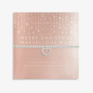Christmas Merry Christmas Marvellous Mum Silver 17.5cm Bracelet 6090