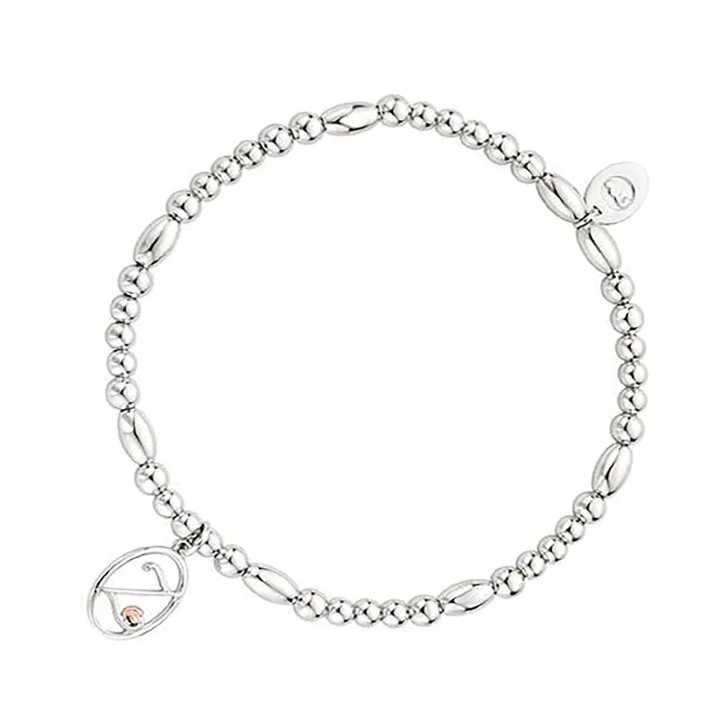 Clogau Affinity Tree Of Life Initials Letter Z Sterling Silver Bead Bracelet