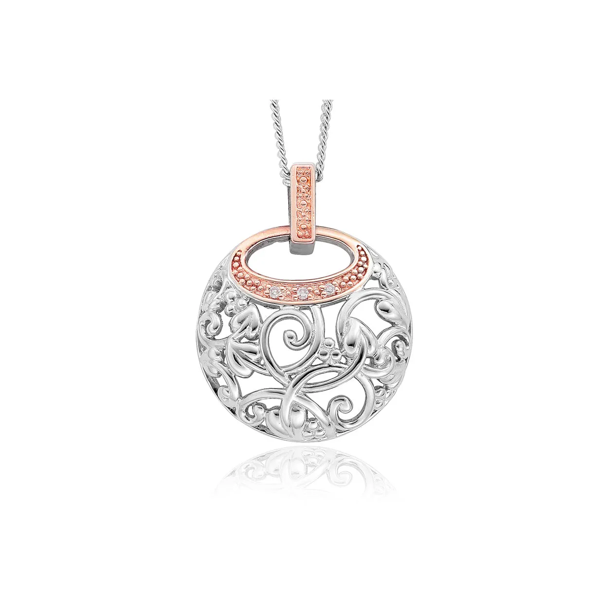 Clogau Am Byth Sterling Silver Necklace