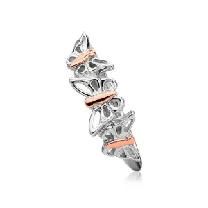 Clogau Butterfly Sterling Silver Stacking Ring