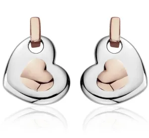 Clogau Cariad Heart Silver Earrings D