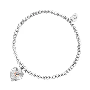 Clogau Cariad Horizon Sterling Silver Bracelet 16.5-17.5cm D