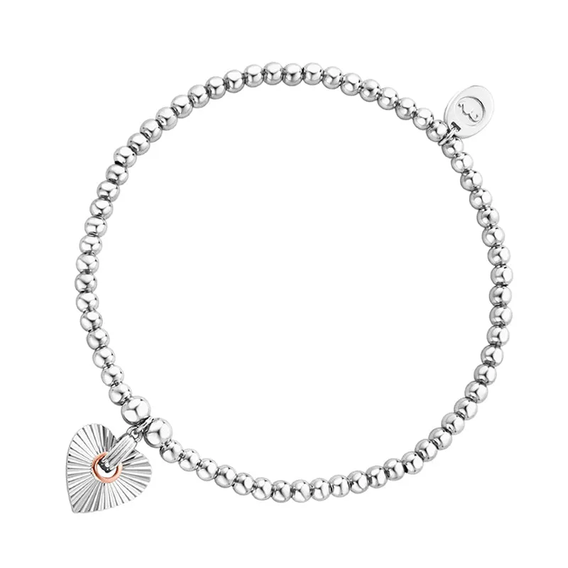 Clogau Cariad Horizon Sterling Silver Bracelet 16.5-17.5cm D