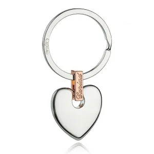 Clogau Cariad Silver and Gold Tone Keyring