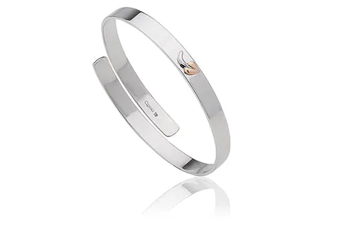 Clogau Cariad Sterling Silver Bach Bangle