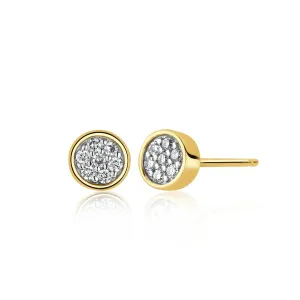 Clogau Celebration 9ct Gold Laboratory Diamond Stud Earrings