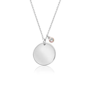 Clogau Celebration April Sterling Silver Birthstone Pendant D