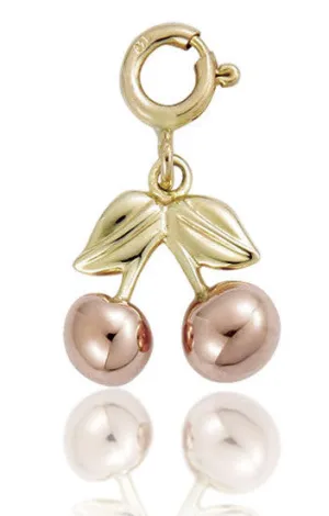 Clogau Charm Cherries Gold