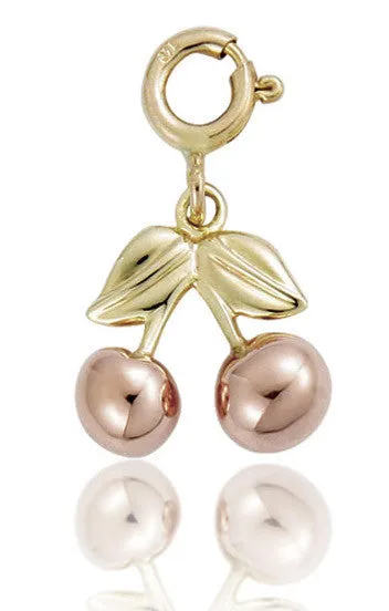 Clogau Charm Cherries Gold