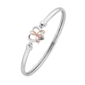 Clogau Dwynwen Sterling Silver Opal Bangle D