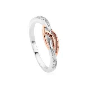Clogau Eternal Love Sterling Silver Diamond Affinity Stacking Ring