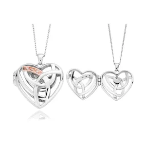 Clogau Eternal Love Sterling Silver Diamond Locket