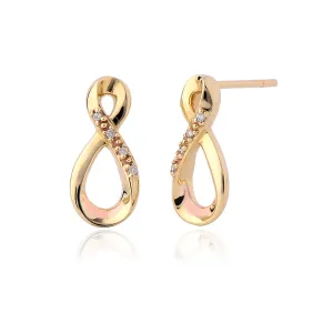 Clogau Eternity Gold Stud Earrings
