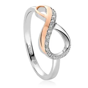 Clogau Eternity Sterling Silver Diamond Ring