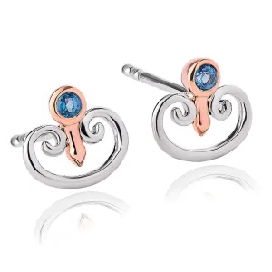 Clogau Kensington Palace London Blue Topaz Earrings