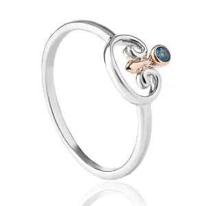 Clogau Kensington Sterling Silver London Blue Topaz Ring