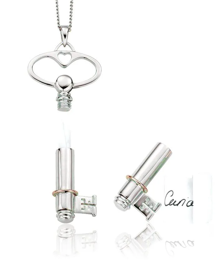 Clogau Key Notes Silver Pendant D