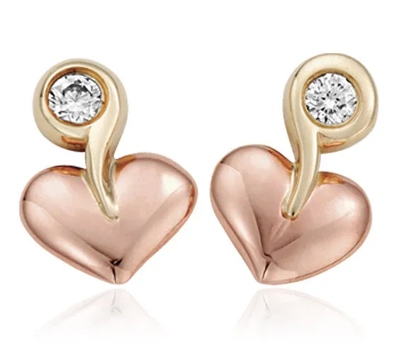 Clogau Love Vine Gold Stud Earrings D