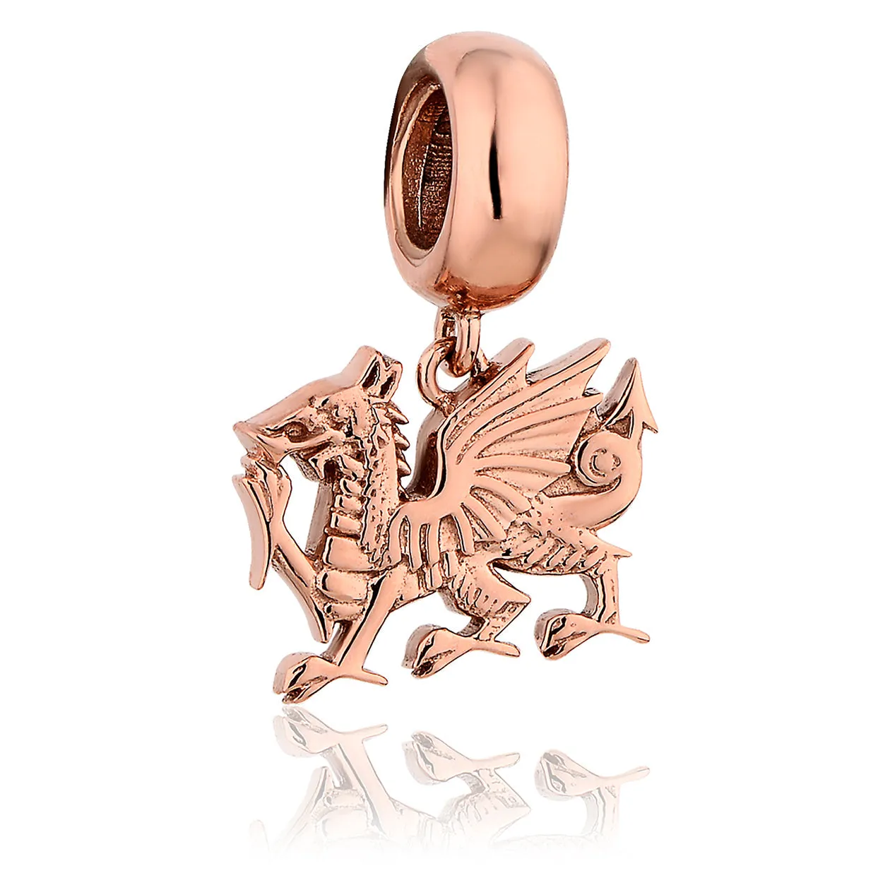 Clogau Milestones 9ct Rose Gold Welsh Dragon Charm