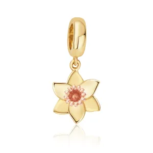 Clogau Milestones 9ct Yellow Gold Daffodil Bead Charm