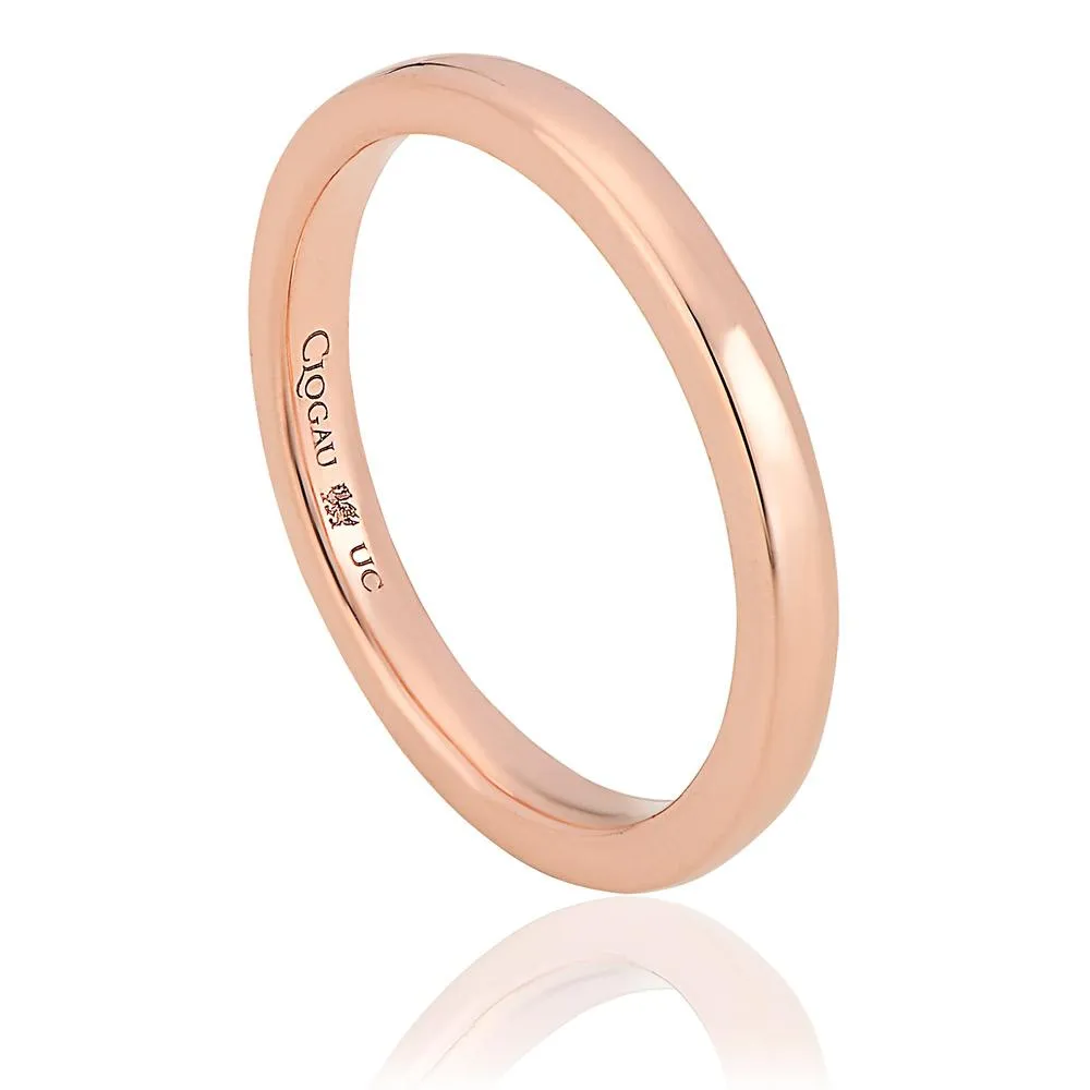 Clogau New Beginning 9ct Rose Gold 2.5mm Wedding Ring
