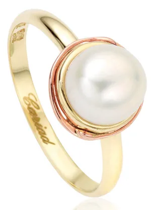 Clogau Ring Tree of Life Pearl Yellow Gold
