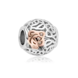 Clogau Royal Roses Sterling Silver Charm