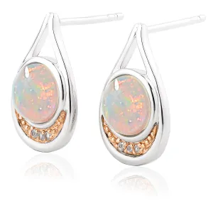 Clogau Serenade Sterling Silver Opal Earrings