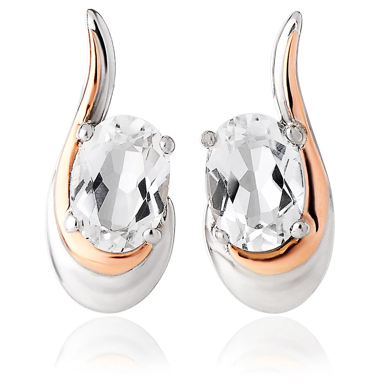 Clogau Serenade Sterling Silver Stud Earrings